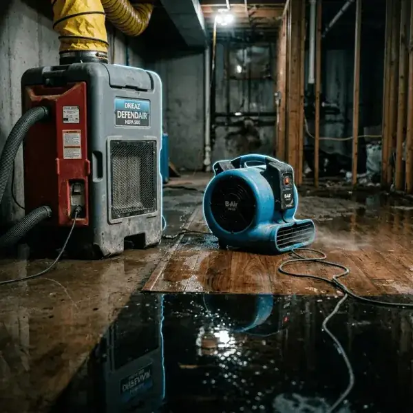 Basement Flood Cleanup